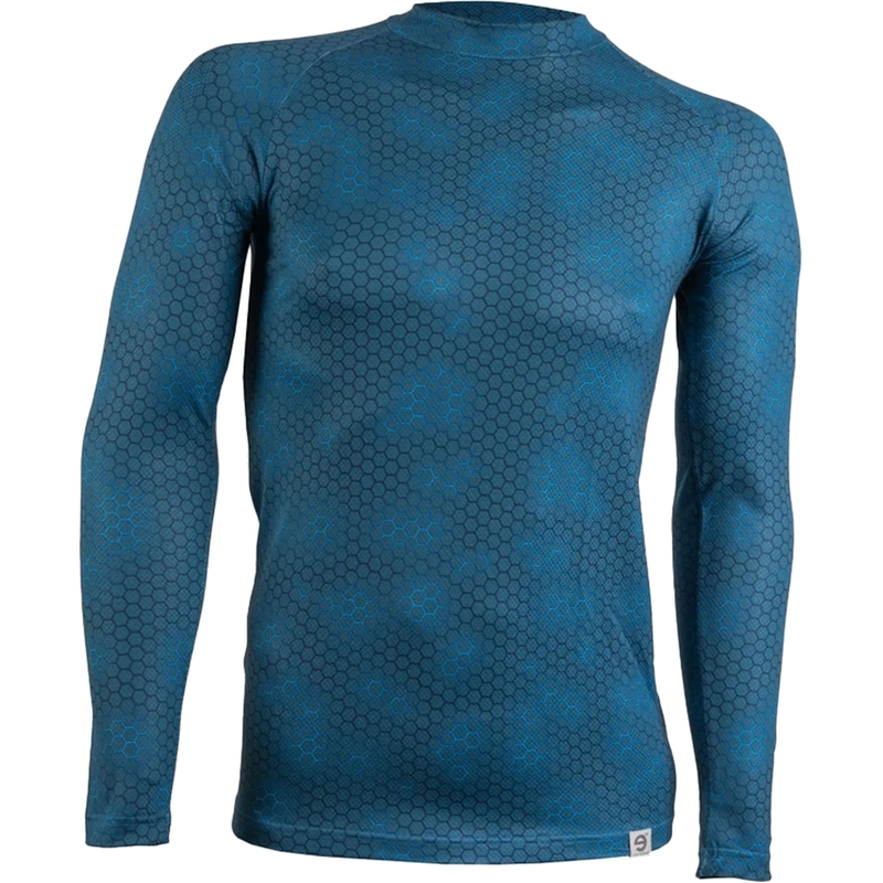 Termisk T-shirt nanosilver® Plast mørkeblå udsalg