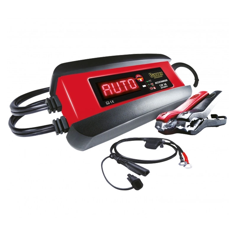 Banner Accucharger 3A batterioplader til 12V batterier