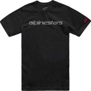 T-shirt Alpinestars Linear Wordmark 2.0 CSF sort-grå-rød