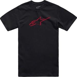 T-shirt Alpinestars Ageless Shadow CSF sort-rød