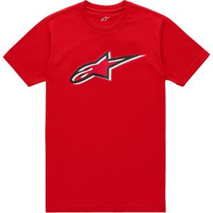 T-shirt Alpinestars Ageless Shadow CSF rød