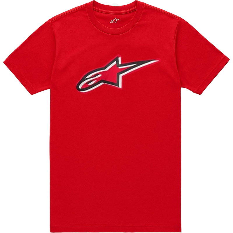 T-shirt Alpinestars Ageless Shadow CSF rød