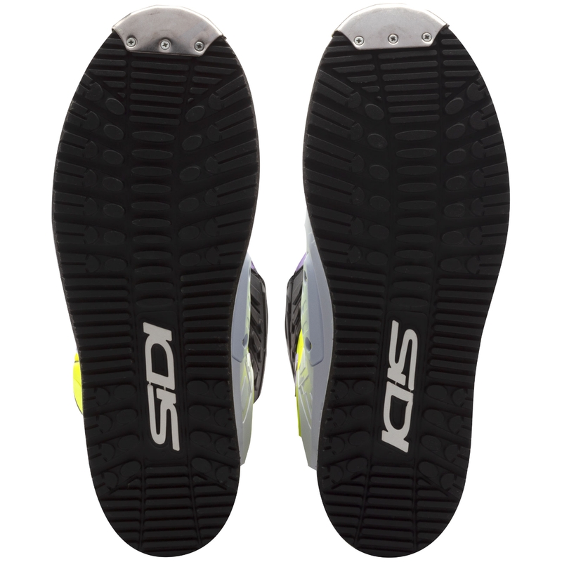 Motorcykelstøvler SiDi Crossair HD End BB002 lilla-gul-hvid
