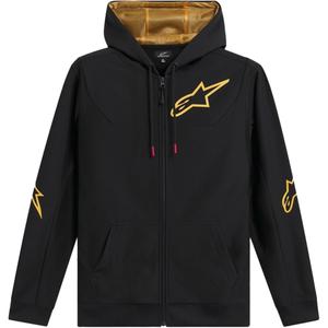 Alpinestars Sessions 3 Hoodie sort og guld