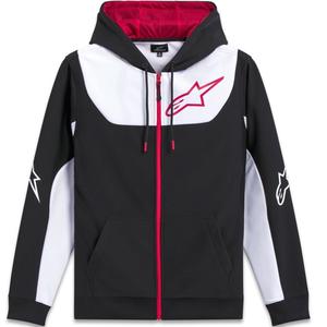 Alpinestars Sessions 3 Hoodie sort, hvid og rød