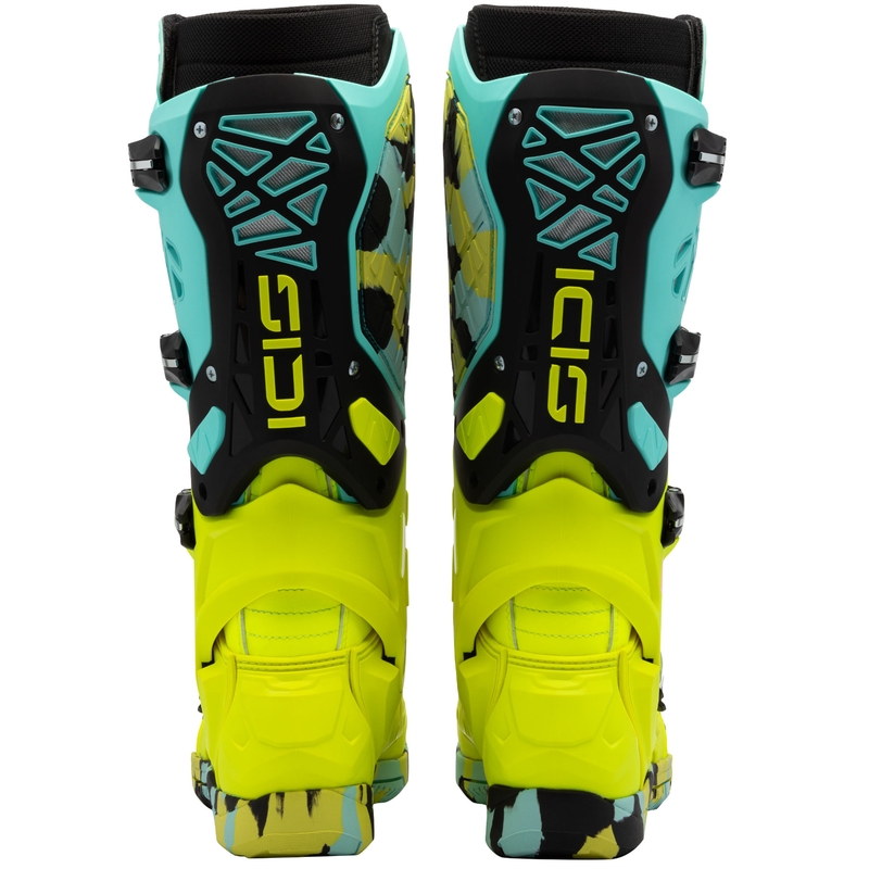 SiDi Crossair X motorcykelstøvler mint-fluo gul