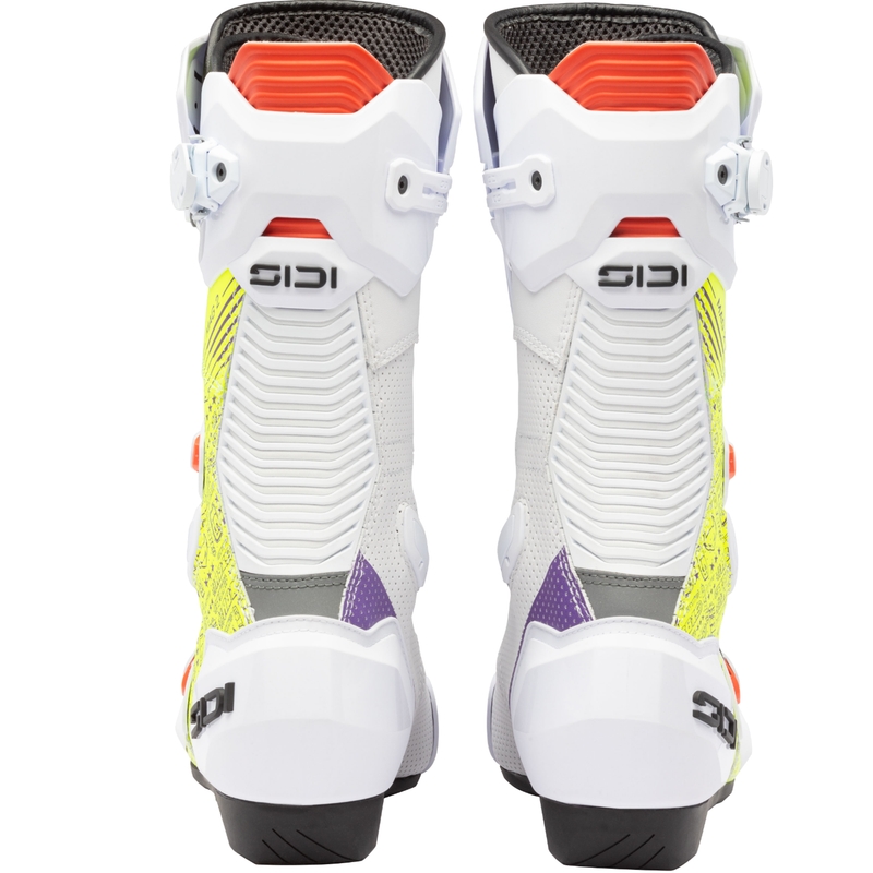 Motorcykelstøvler SiDi MAG 2 Air BTA001 hvid-gul