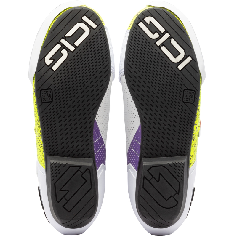 Motorcykelstøvler SiDi MAG 2 Air BTA001 hvid-gul
