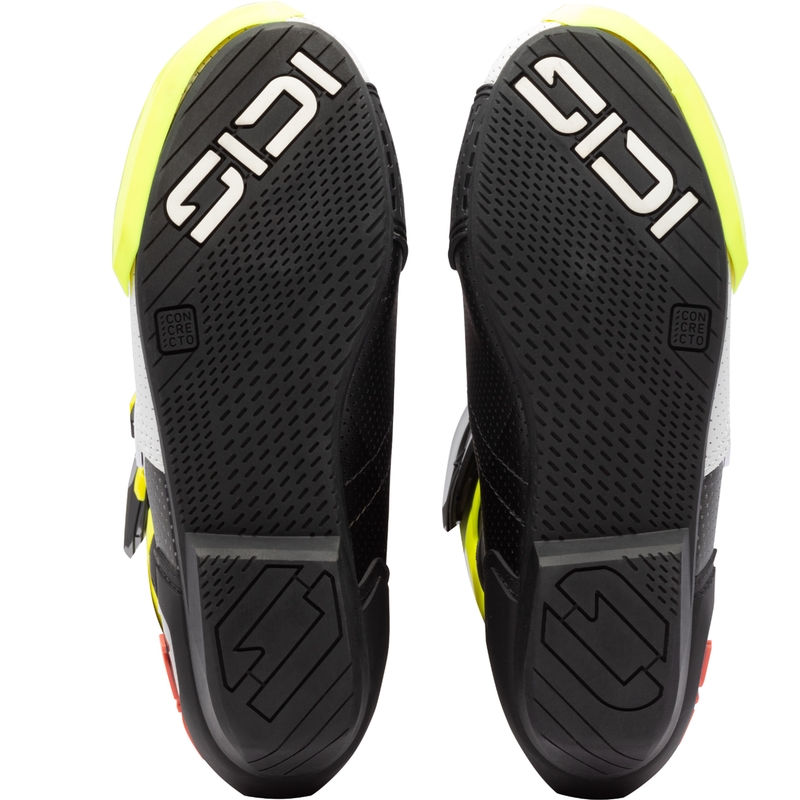 Motorcykelstøvler SiDi MAG 2 Air fluo gul-fluo koral