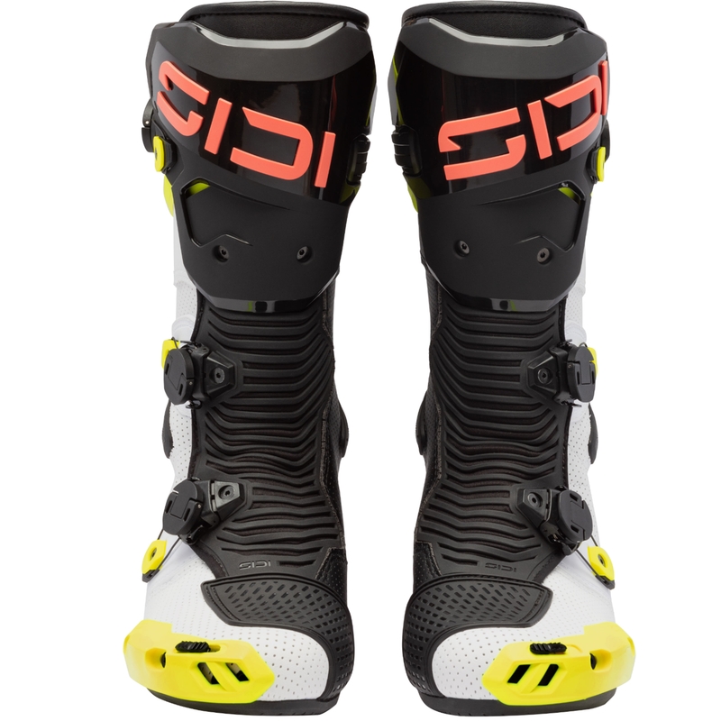 Motorcykelstøvler SiDi MAG 2 Air fluo gul-fluo koral