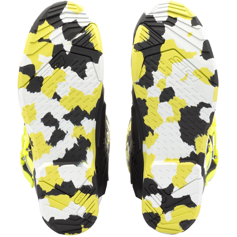 Motorcykelstøvler SiDi Crossair X RACR002 fluo gul-sort