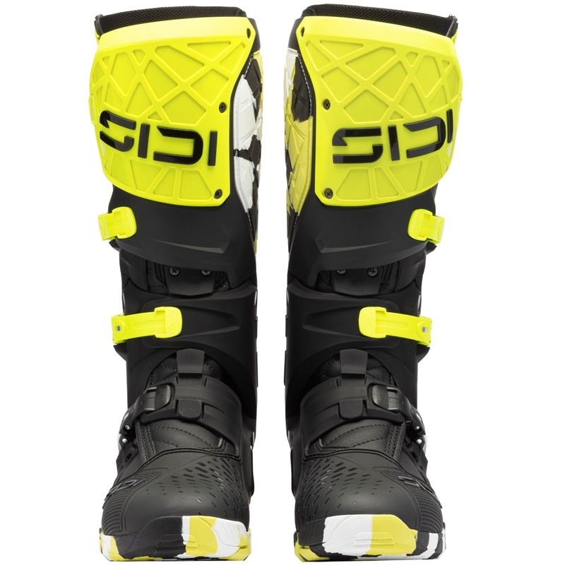 Motorcykelstøvler SiDi Crossair X RACR002 fluo gul-sort