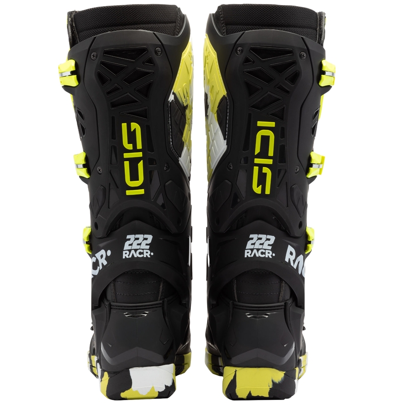 Motorcykelstøvler SiDi Crossair X RACR002 fluo gul-sort