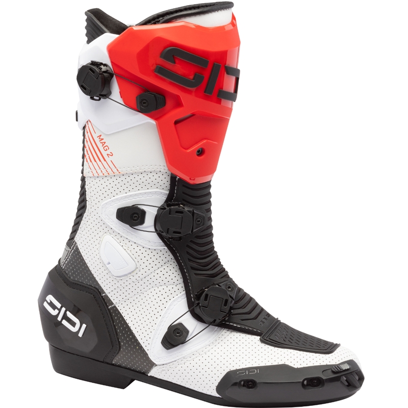 SiDi MAG 2 Air motorcykelstøvler hvid-sort-rød