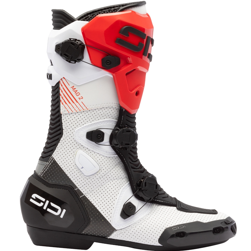 SiDi MAG 2 Air motorcykelstøvler hvid-sort-rød