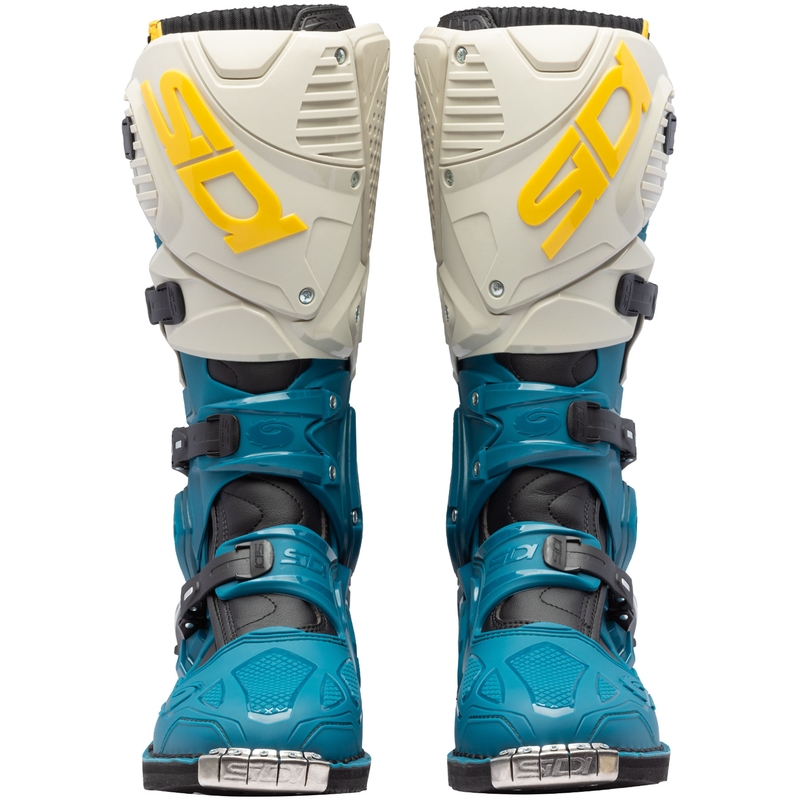SiDi Crossfire 3 motorcykelstøvler beige-blå