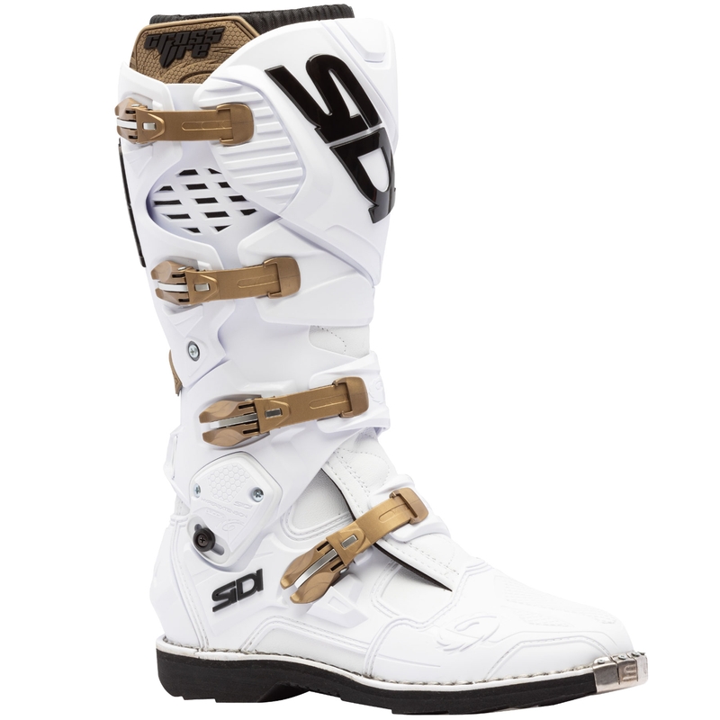 SiDi Crossfire 3 motorcykelstøvler hvid-bronze
