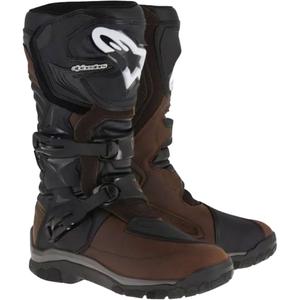 Alpinestars Corozal Adventure Oiled Drystar motorcykelstøvler i brun og sort