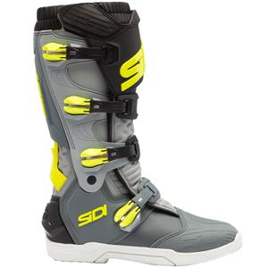 SiDi X Power SC motorcykelstøvler grå-fluo gul