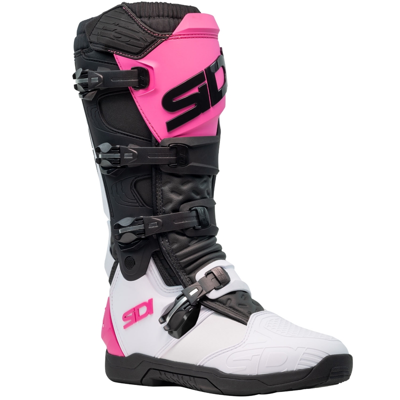 SiDi X Power SC motorcykelstøvler hvid-sort-pink