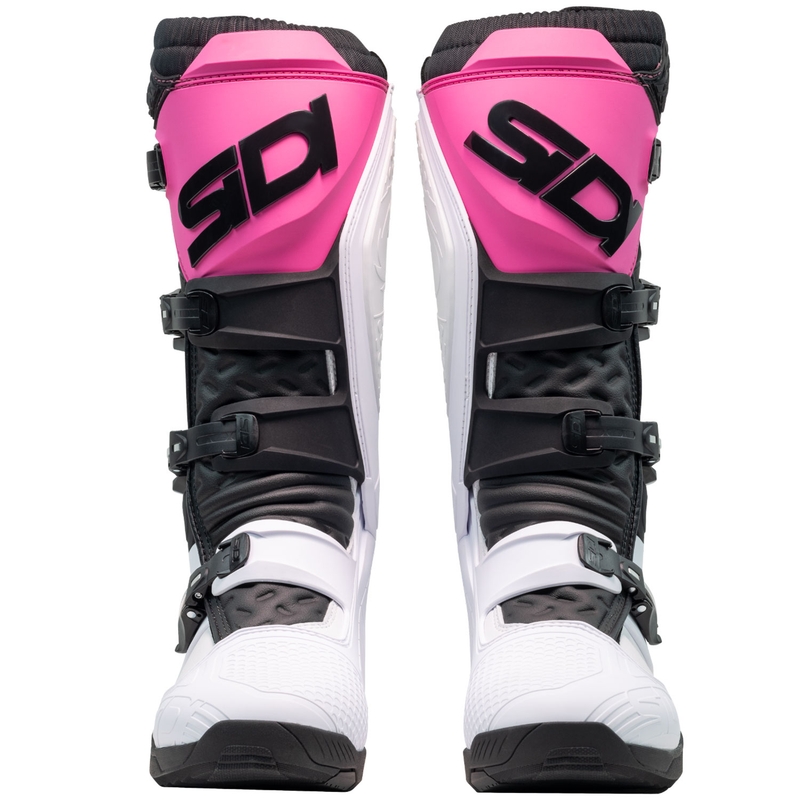 SiDi X Power SC motorcykelstøvler hvid-sort-pink