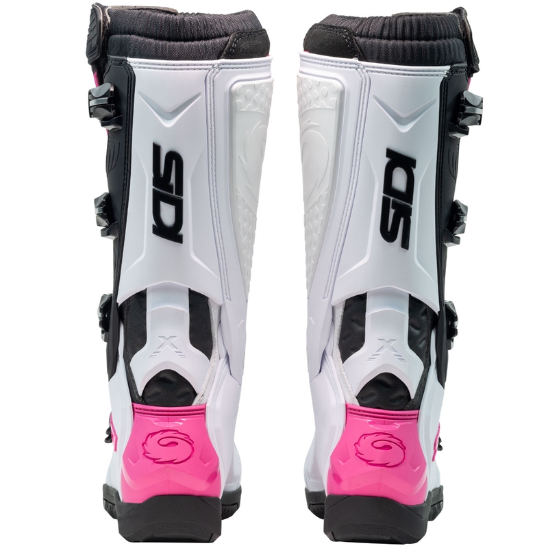 SiDi X Power SC motorcykelstøvler hvid-sort-pink
