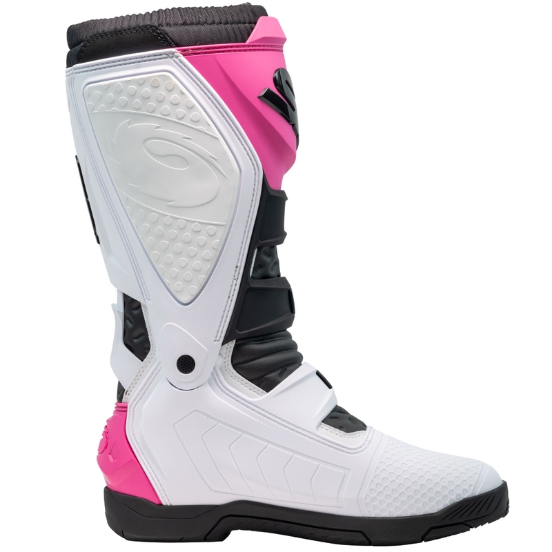 SiDi X Power SC motorcykelstøvler hvid-sort-pink