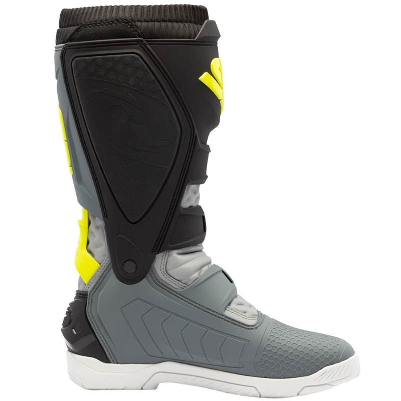 SiDi X Power SC motorcykelstøvler grå-fluo gul