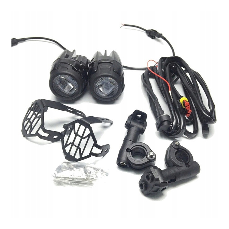 Ekstra LED-lygter St Tuning med beskyttelsesdæksel til BMW R1200 GS og R1250 GS LC 2013-2019