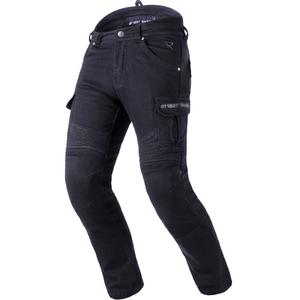 Street Racer Cargo CE Cropped Motorcykel Jeans Sort