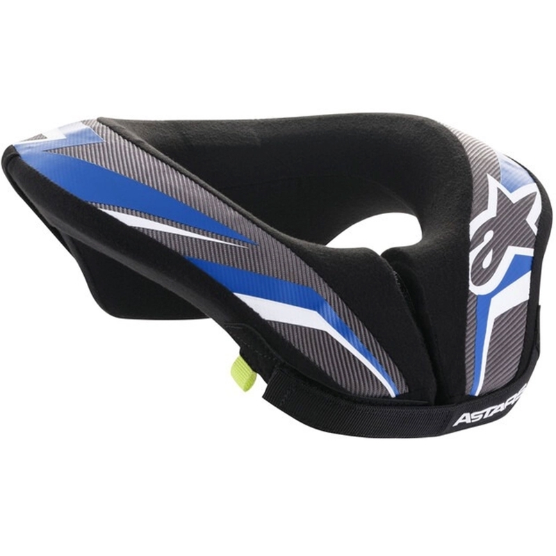 Alpinestars Sequence halsbeskytter til unge, sort, hvid og blå
