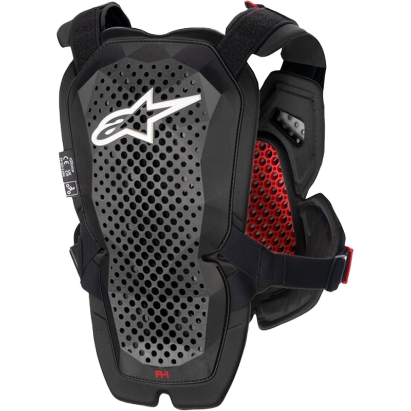 Alpinestars A-1 PRO brystbeskytter sort-antracit-rød