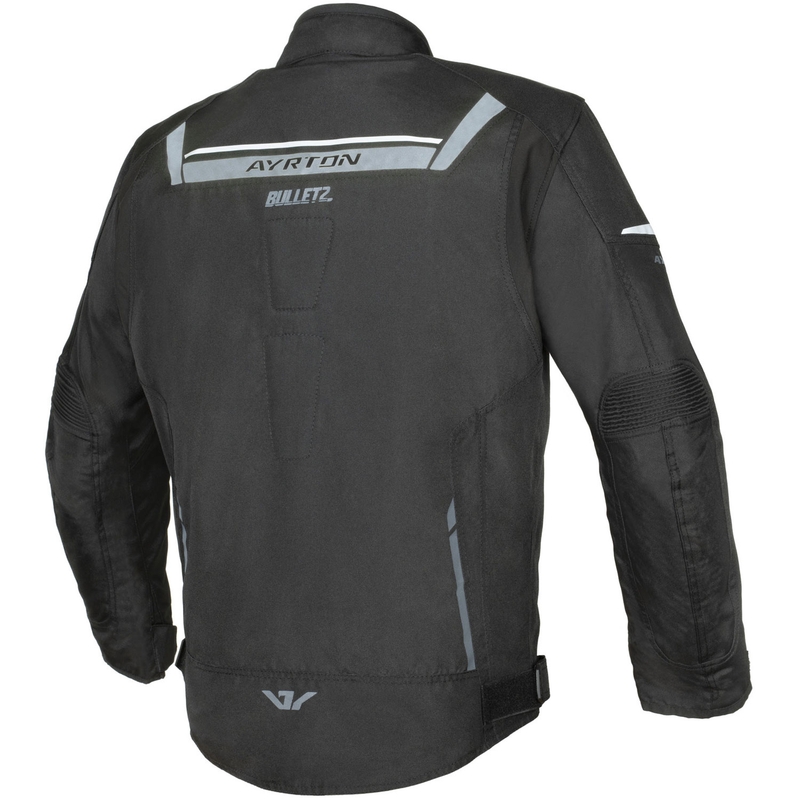 Ayrton Bullet II motorcykeljakke sort-mørkegrå
