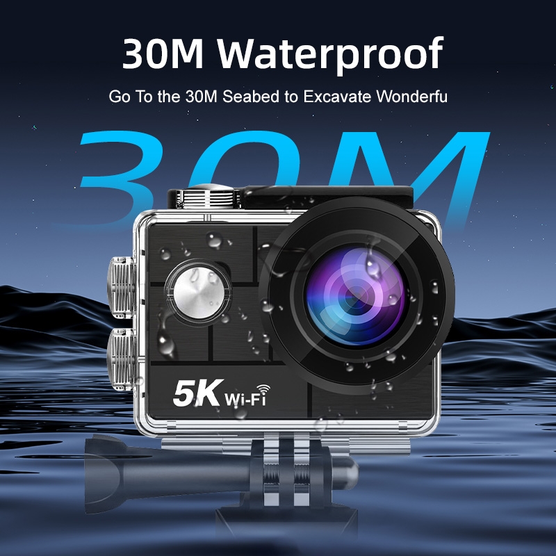 MaxTo Action Cam 5k motorcykelkamera
