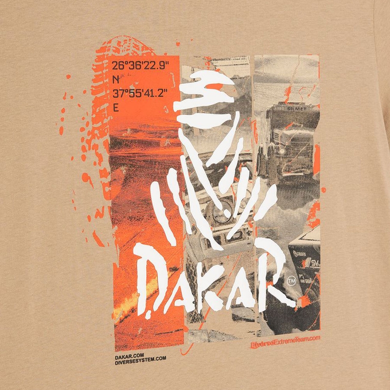 Dakar DES 2025 T-shirt sandfarvet