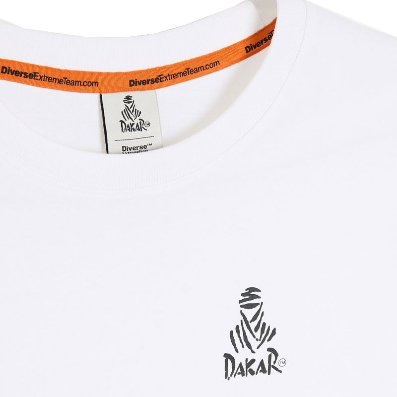 Dakar LOGO SM 256 T-shirt hvid