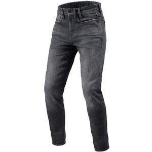 Revit Kai Skinny Extra Cropped Motorcykeljeans Medium Stengrå
