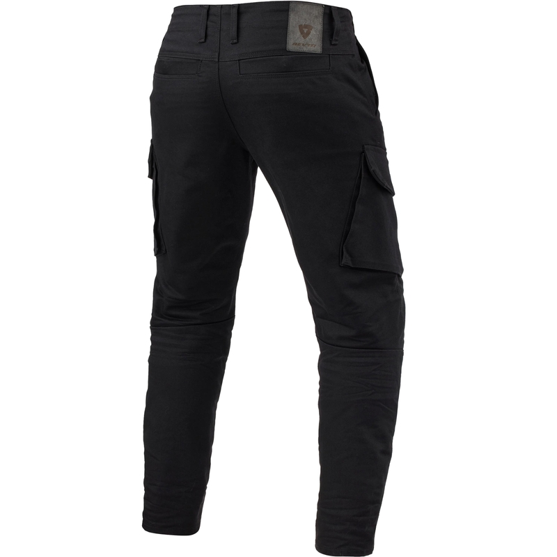 Revit Cargo 2 TF Ekstra Cropped Motorcykeljeans, Sort