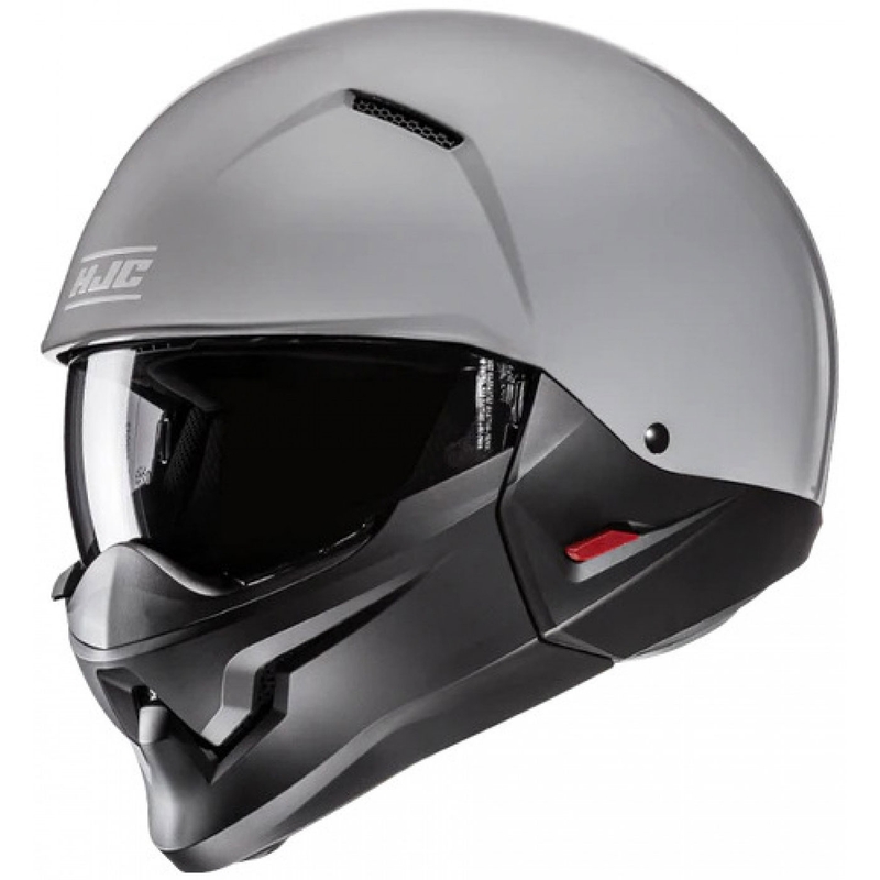 Åben hjelm med maske HJC i20N Solid grå