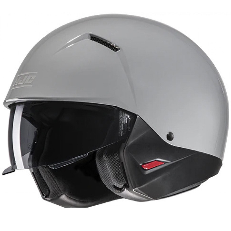 Åben hjelm med maske HJC i20N Solid grå