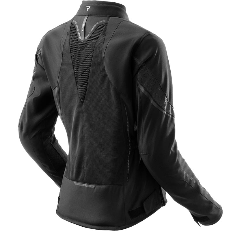 Dame motorcykeljakke Rebelhorn Jax sort