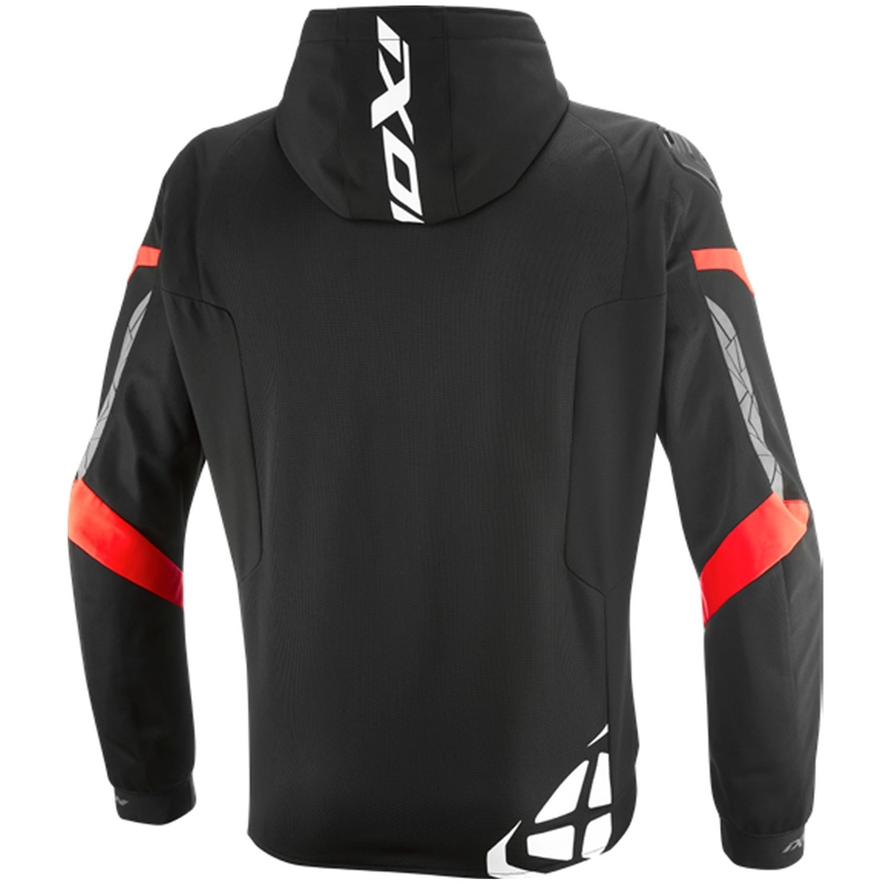 IXON Pulsion Air motorcykeljakke sort-hvid-rød