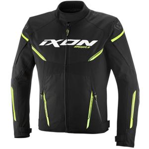 IXON Striker 2 motorcykeljakke sort-fluo gul