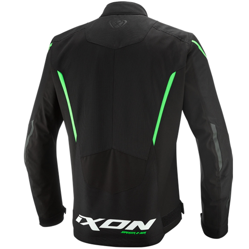 IXON Striker 2 Air WP motorcykeljakke sort-grøn