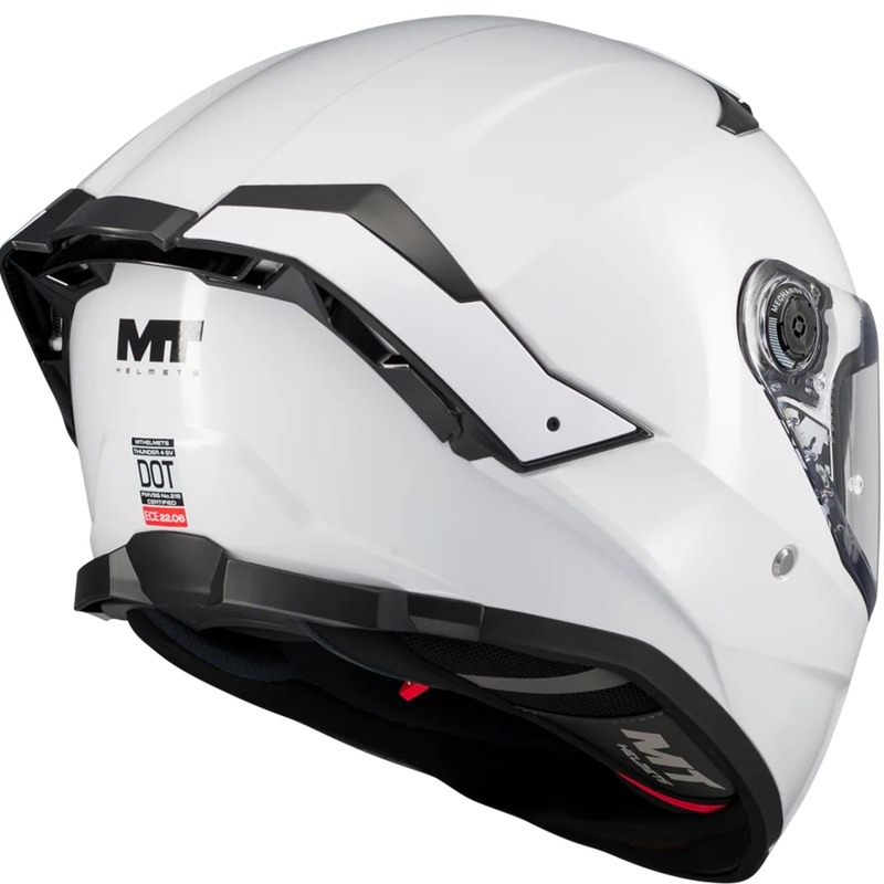 Integralhjelm MT Thunder 4 SV Pure A0 hvid