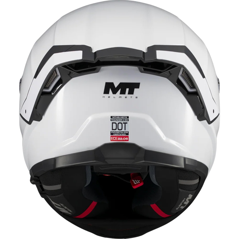 Integralhjelm MT Thunder 4 SV Pure A0 hvid
