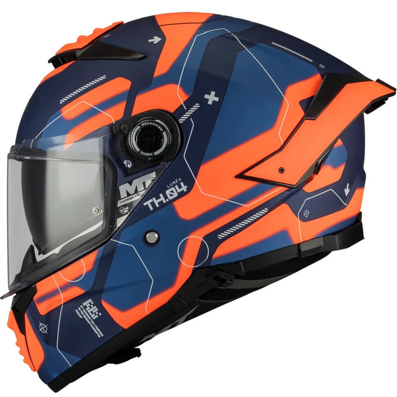 Integralhjelm MT Thunder 4 SV Lumex C24 blå-orange