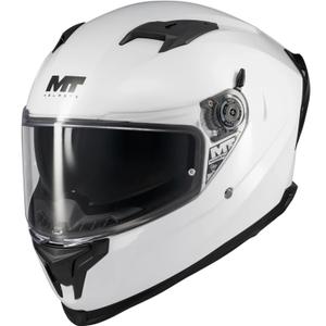 Full face motorcykelhjelm MT Braker SV Pure A0 hvid