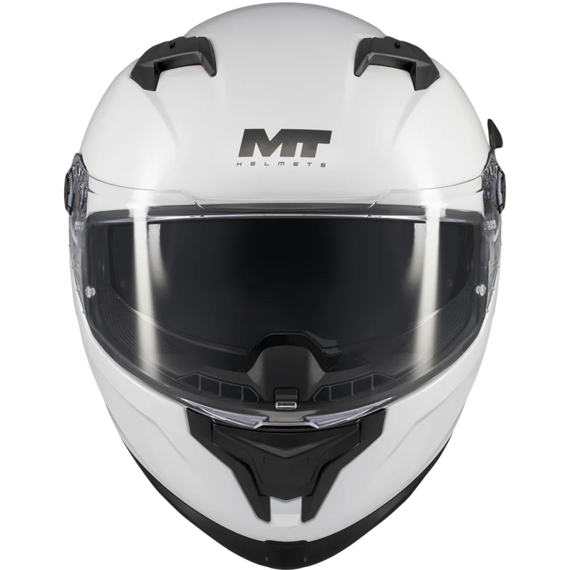 Full face motorcykelhjelm MT Braker SV Pure A0 hvid