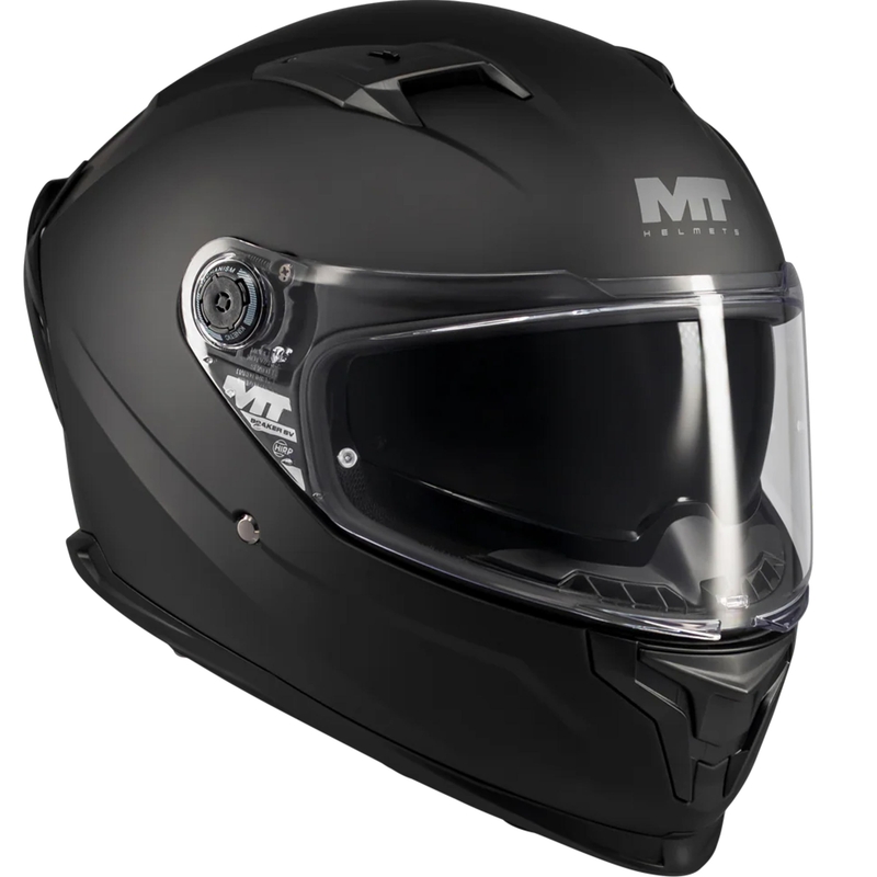 Full-face motorcykelhjelm MT Braker SV Pure A1 mat sort